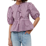 Y2K Peplum Blouse