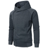 Solid Color Zipper Hoodie