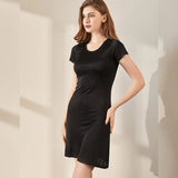 Silky Summer T-Shirt Dress