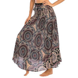 Boho Floral Long Skirt
