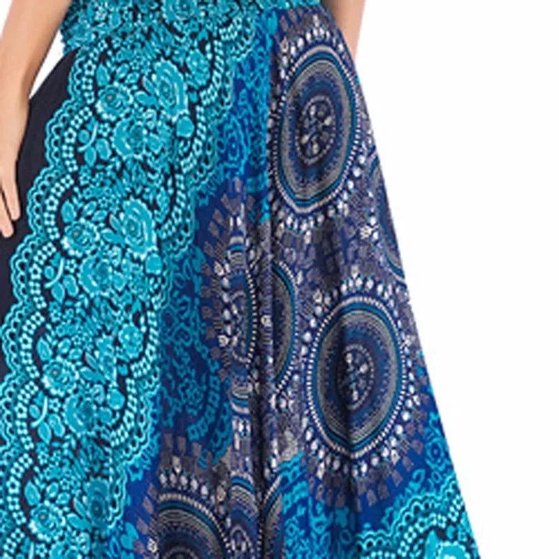 Boho Floral Long Skirt