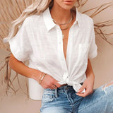 Cotton Linen Summer Shirt