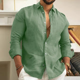 Linen Beachwear Casual Shirt