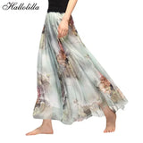 Bohemian Chiffon Long Skirt