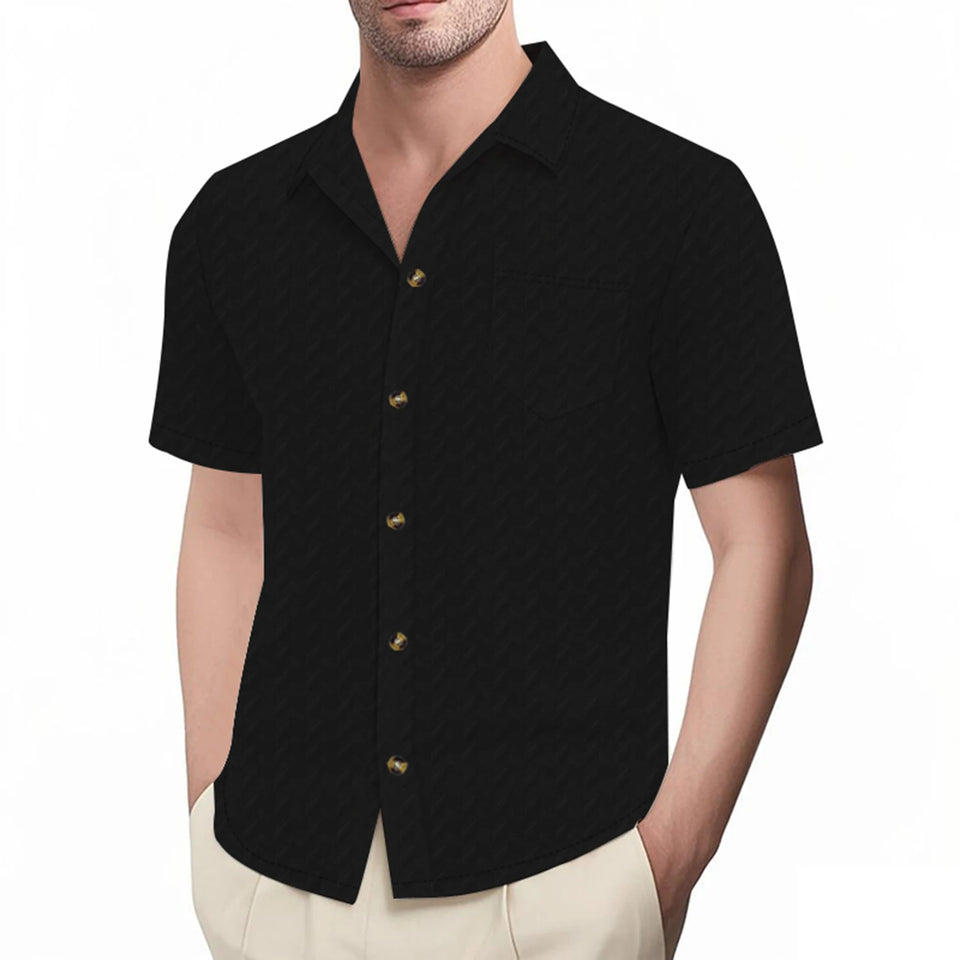 Solid Casual Button-Down