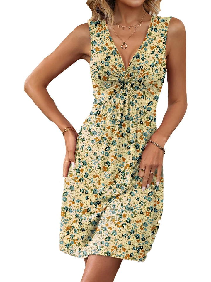 Floral Summer Pocket Dress