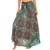 Boho Floral Long Skirt