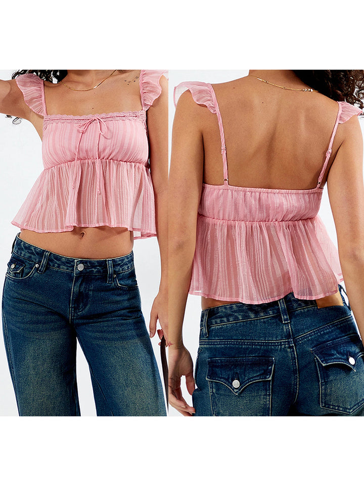 Boho Floral Crop Top