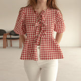 Y2K Peplum Blouse