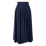 High-Waist Pleated Skirt