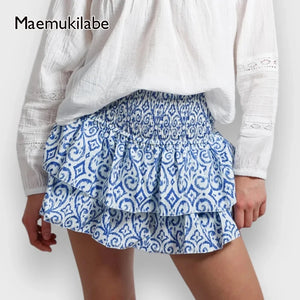 Indie Graphic Mini Skirt