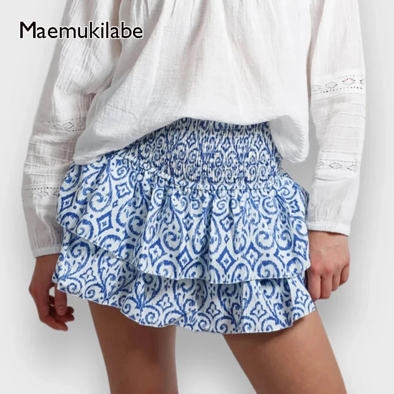 Indie Graphic Mini Skirt