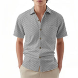Solid Casual Button-Down