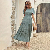 Floral Tiered Midi Dress