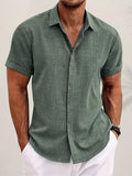Hemp Lapel Summer Shirt