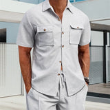 Solid Summer Button-Down