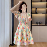 Elegant Floral A-Line Dress