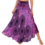 Boho Floral Long Skirt