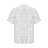 Lace Hollow Button-Down