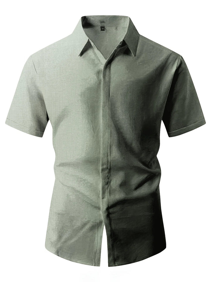 Hemp Lapel Summer Shirt