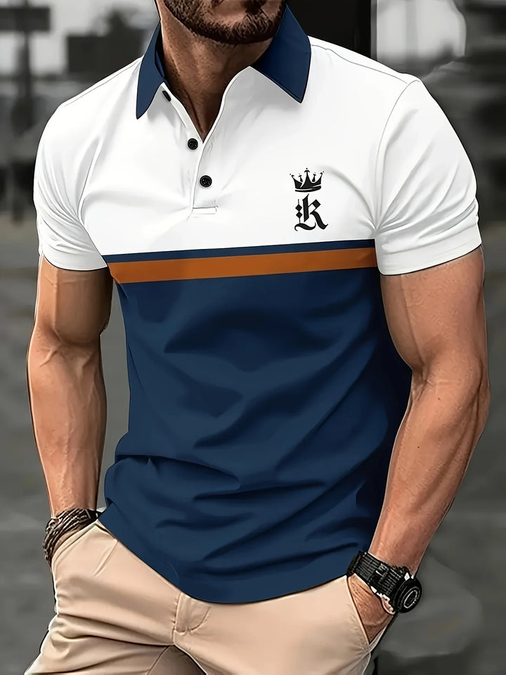 Casual Button Polo Shirt