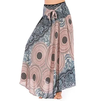 Boho Floral Long Skirt