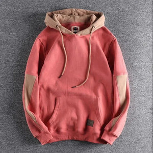 Contrasting Splice Hoodie