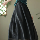 Patchwork Midi Skirt