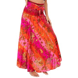 Boho Floral Long Skirt