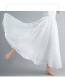 Cotton Linen Maxi Skirt