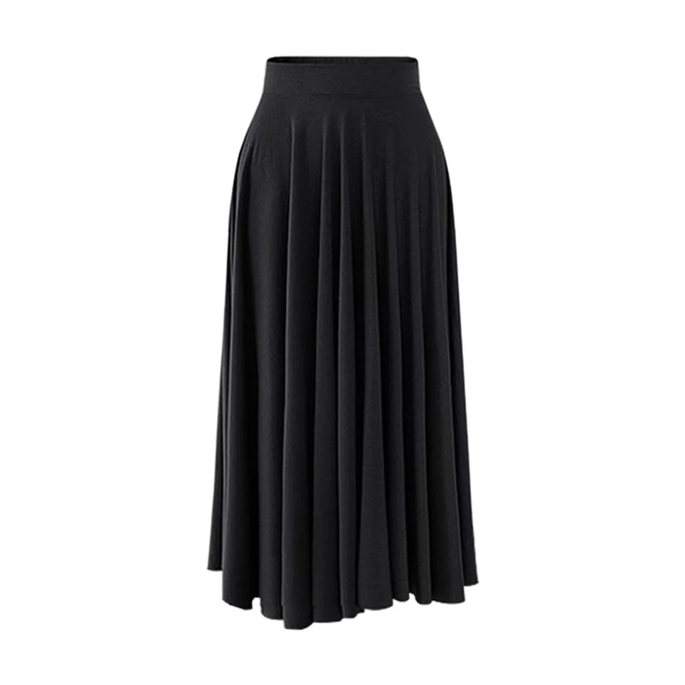 High-Waist Pleated Skirt