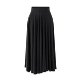 High-Waist Pleated Skirt