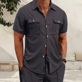 Solid Summer Button-Down